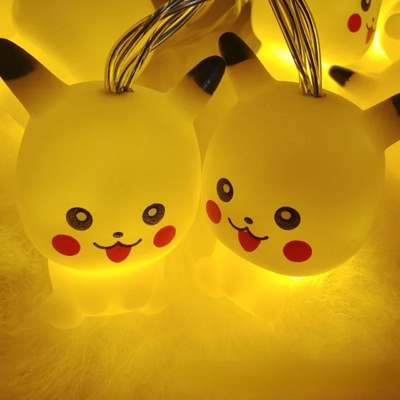 Pikachu LED Night Light – Cute Anime Pendant for Holiday Decor