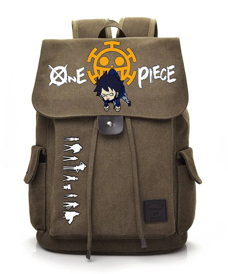 One Piece Anime Backpack Cosplay Luffy Unisex Students School Bag Large Capacity Bookbag Laptop Travel Rucksack Outdoor Bag