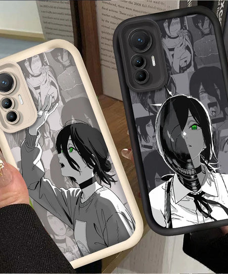 Anime Chainsaw Man Reze Case For Xiaomi Poco X7 X6 X5 X3 NFC F7 F6 F5 F3 M7 M6 Pro 4G 5G Mi 12 11 Lite NE 5G 13T 12T 11T 14T Pro