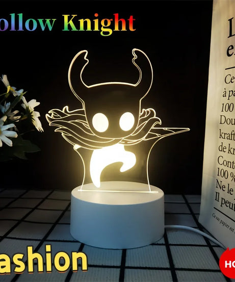 Hollow Knight Hornet Night Light Anime Fashionable Personalized Simple Desktop Decoration Stand Lamp Boy's Birthday Gift