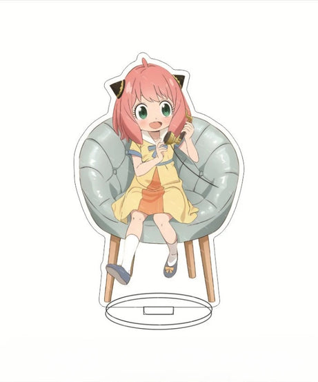 New Hot Anime Spy X Family Acrylic Stand Model Figure Cosplay Plate Holder Topper Birthday Fans Christmas Desk Decor Plate Gift