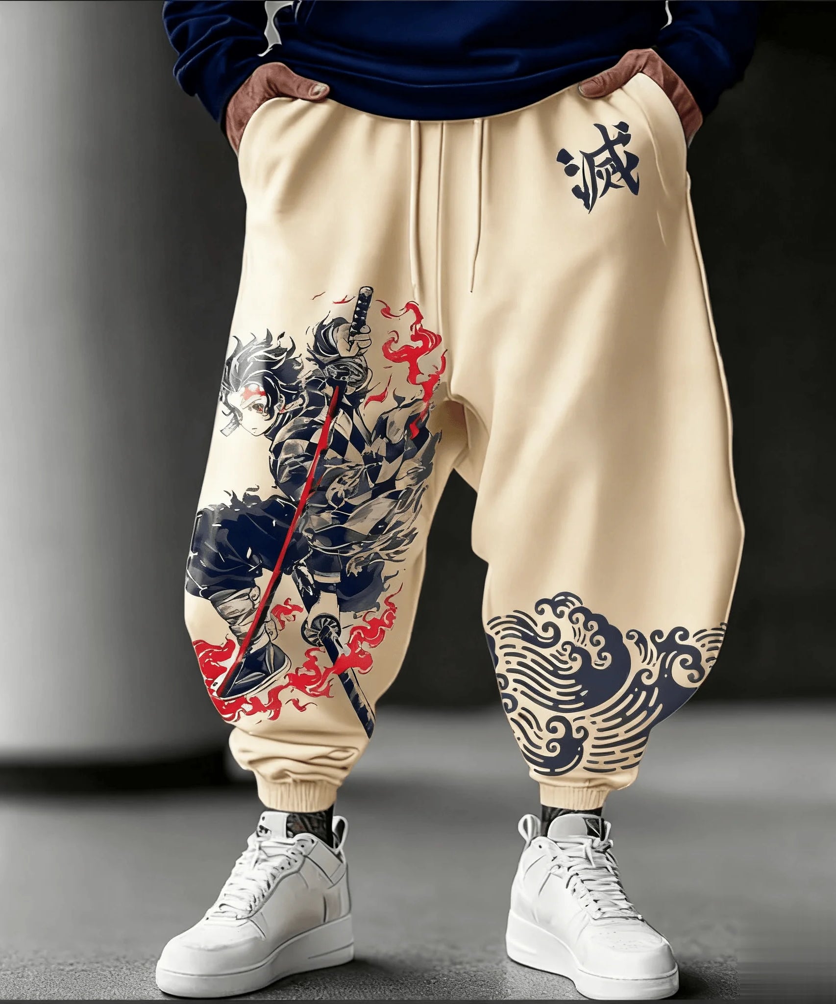 Kimetsu No Yaiba Tanjiro Anime Men Women Sweatpants Print Casual Pants Streetwear Trousers Sportswear Y2k Autumn Fashion
