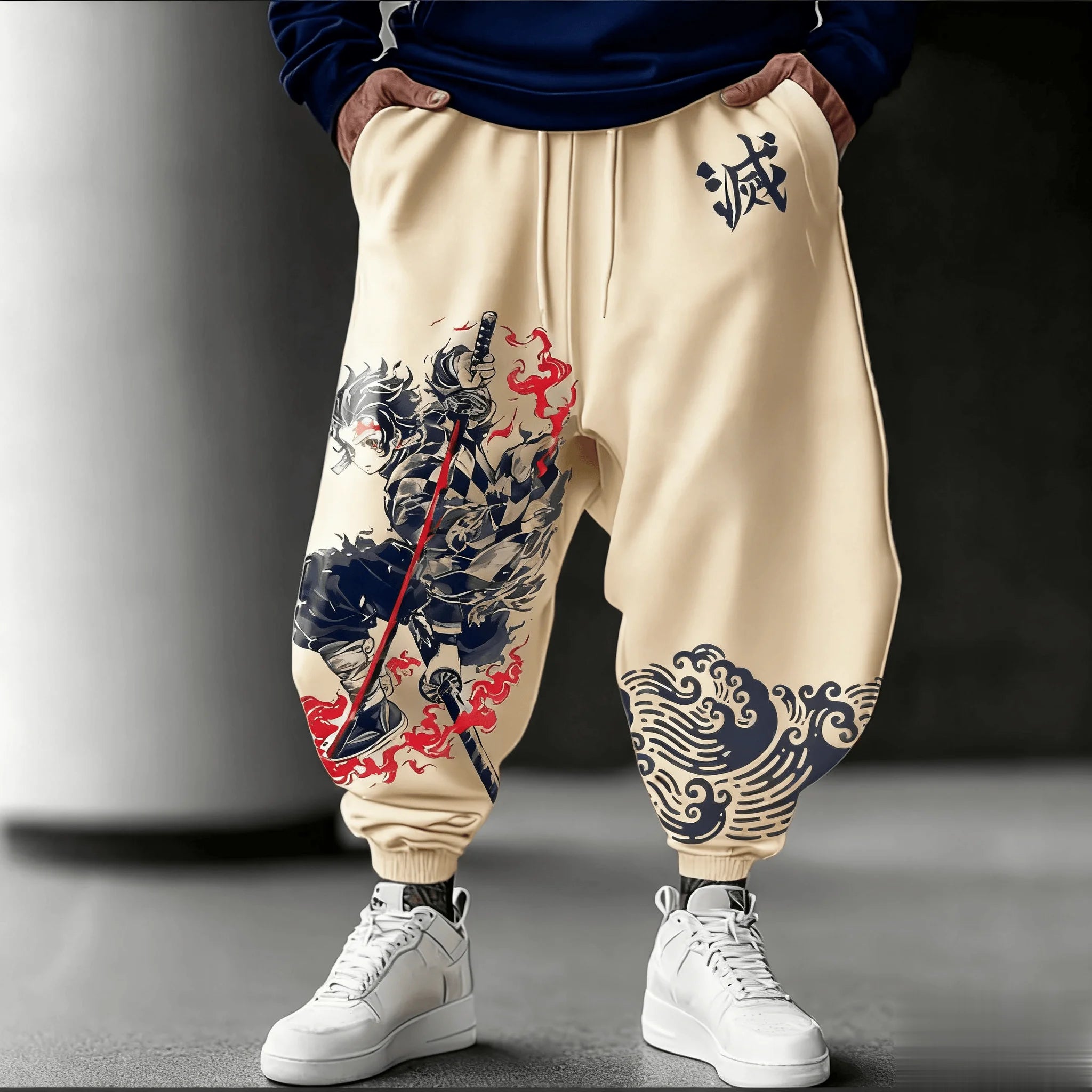 Kimetsu No Yaiba Tanjiro Anime Men Women Sweatpants Print Casual Pants Streetwear Trousers Sportswear Y2k Autumn Fashion