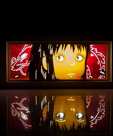 Anime  series paper-cut light room bedroom night light atmosphere light remote control colorful light box