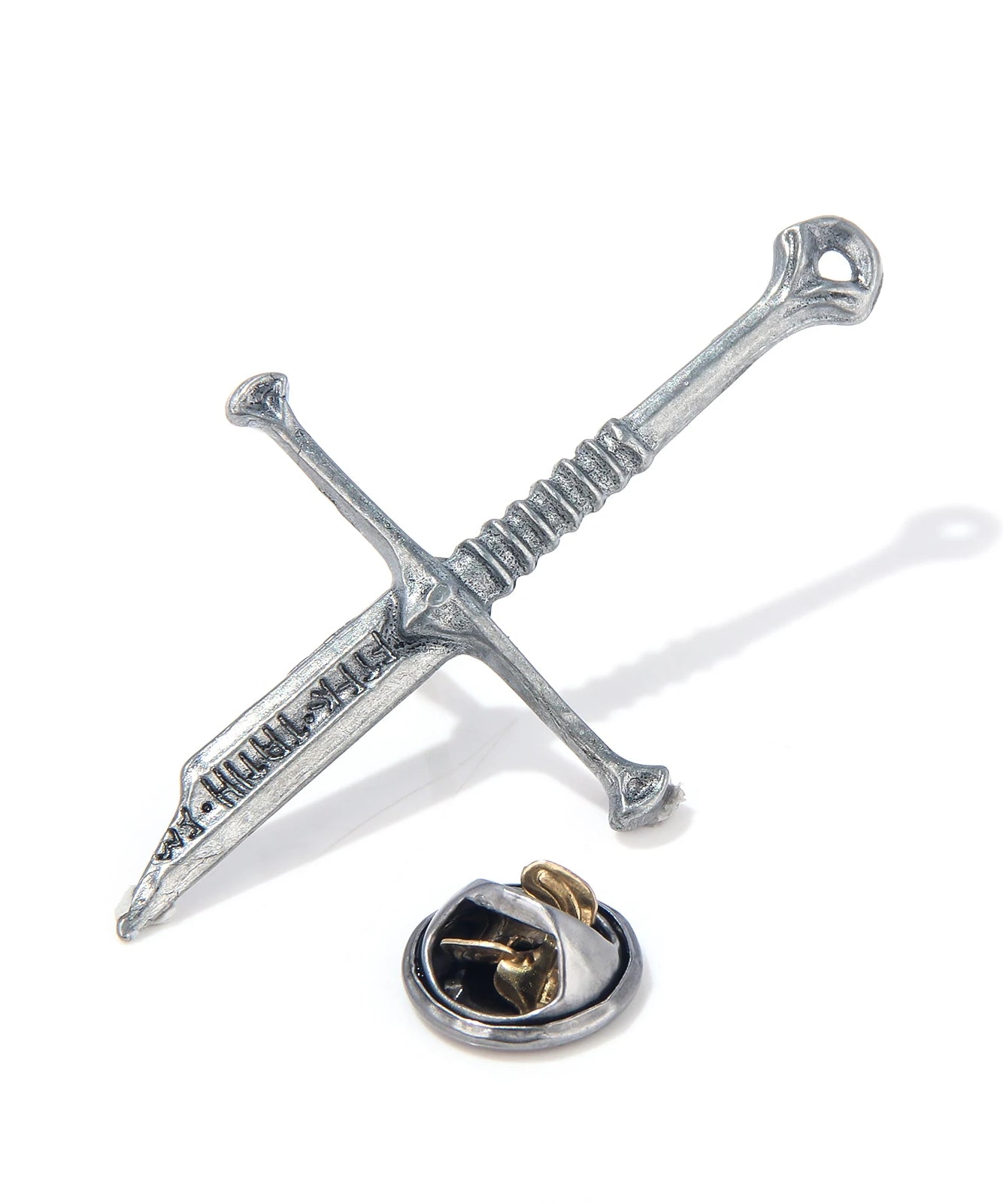 Lord of the Narsil Broken Sword Pins Brooch Movie Aragorn Sword Metal Badge Brooch for Women Men Lapel Pin Jewelry