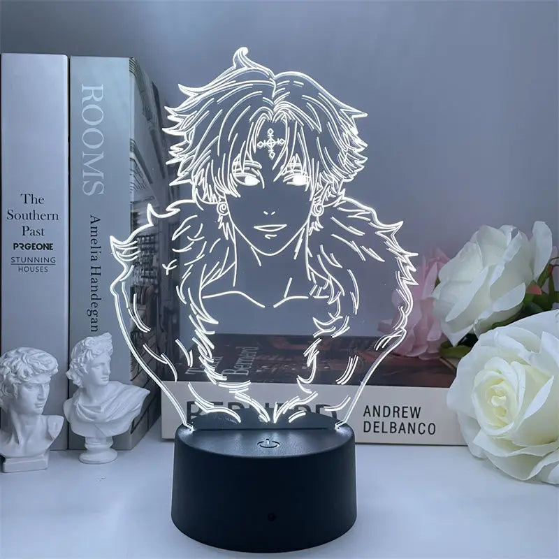 HUNTER Night Light Anime Peripherals Personality Creativity Killua Sissoe Table Lamp Desktop Decoration Bedroom holiday gift