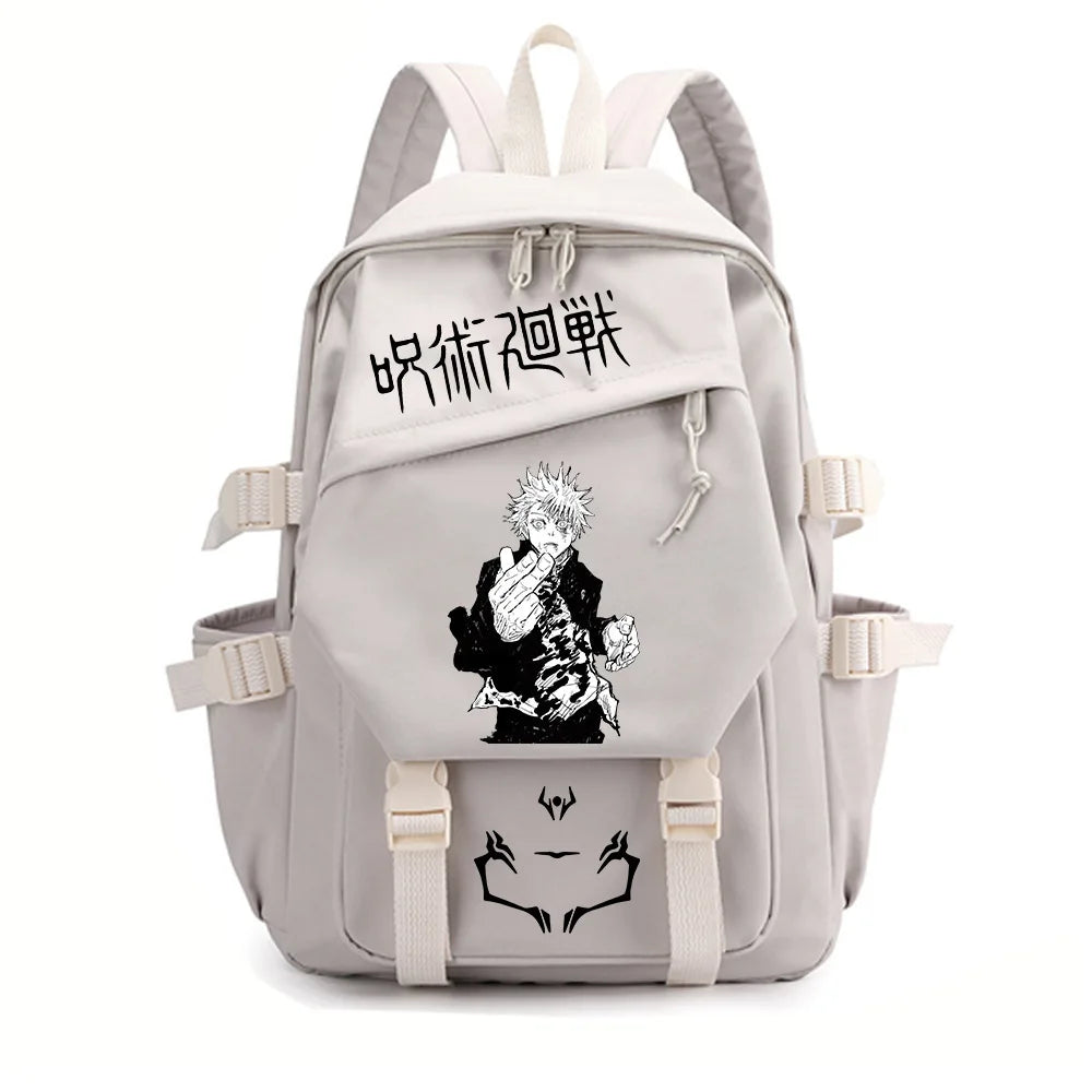 Anime Jujutsu Kaisen Gojo Satoru Laptop Backpack – Casual School Bookbag & Travel Rucksack 4