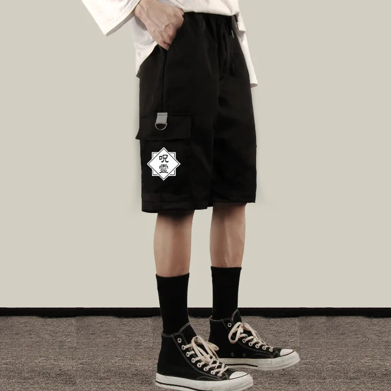 Jujutsu Kaisen Five Strips of Wushu Shorts Anime peripherals Character Beach Pants Casual Daily Sports Overalls Fan Gift