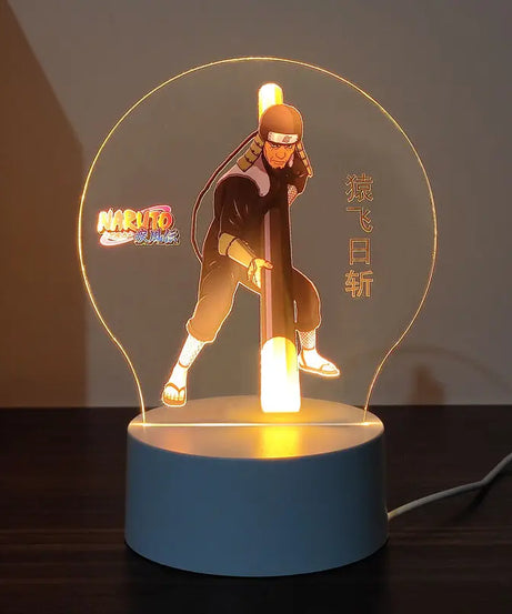 New Animation Naruto anime peripheral light-up stand night light Naruto Sasuke Uchiha Itachi Gaara Kakashi Tsunade holiday gift