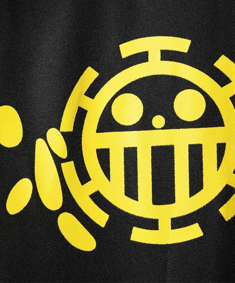 Anime One Piece Trafalgar D. Water Law Long Windbreaker Cosplay Costume Man Halloween Costume Trafalgar Coat Windbreaker Jacket