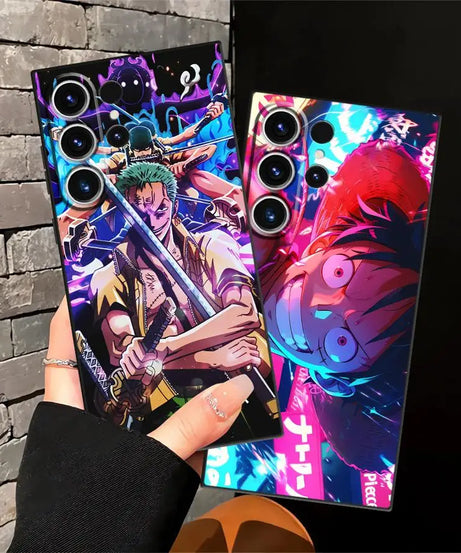 Ones Pieces Anime Funda Phone Cover Case for Samsung Galaxy S9 S25 Ultra S21 S20 S23 FE S22 S24 Plus