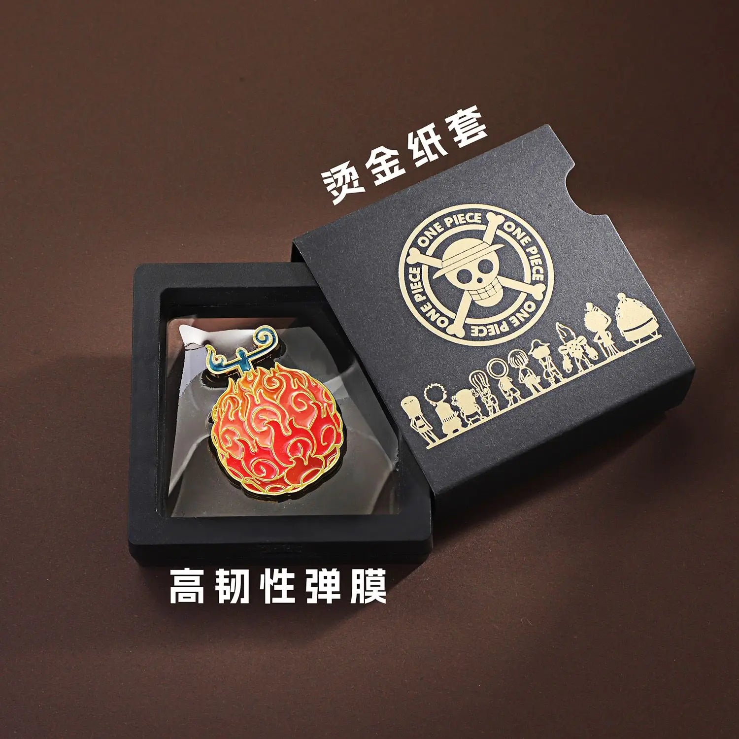 One Piece King Pin Straw Hat One Piece Team Metal Badge Backpack Ace Devil Fruit Medal Couple Luffy Brooch