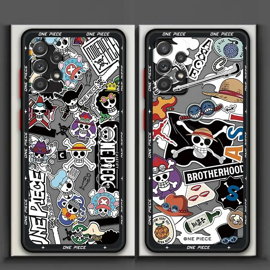 O-neS P-ieceS ZoroS Logo Case for Samsung Galaxy A34 A36 A14 A23 A53 A52S A54 A73 A33 A35 A72 A16 A15 A56 A55 A17 A52 Phone