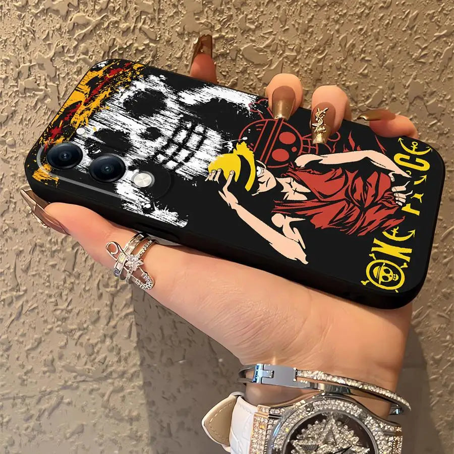 Case for Vivo Y30 Y33S Y35 Y31 Y36 Y12 Y15S Y02 Y11 Y20 Y21 Y19 Y27 Y16 Y17 Y22 Phone Cover Ones Pieces Luffy