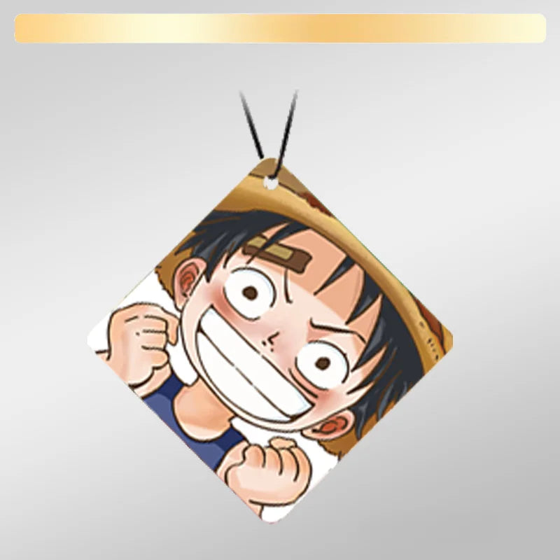 One Piece Car Mounted Fragrance Patch Decoration Car Accessories Anime Luff Tony Tony Chopper Roronoa Zoro Car Interior