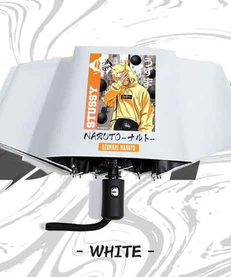 Naruto anime peripheral automatic umbrella Naruto Namikaze Minato Uchiha Itachi Kakashi Haruno Sakura sunshade umbrella gift