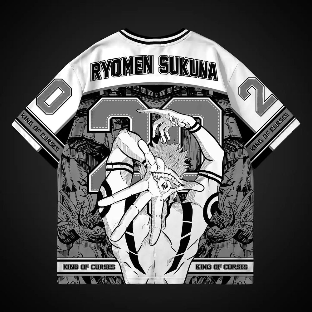 Anime Jujutsu Kaisen Ryomen Sukuna 3D Graphic T-Shirt – Unisex Casual Breathable Tee