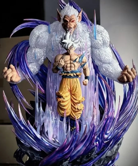31cm Dragon Ball Great Ape King Son Goku Ultra Huge And Domineering Action Figurine Statue Model Game Combat Posture Ornament