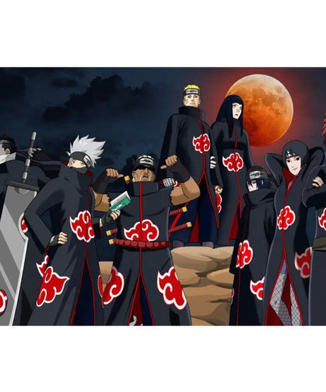 Naruto 3D Stereoscopic Wall Sticker Personality Naruto Student Dormitory Poster Wallpaper Self Adhesive Interior Decoration