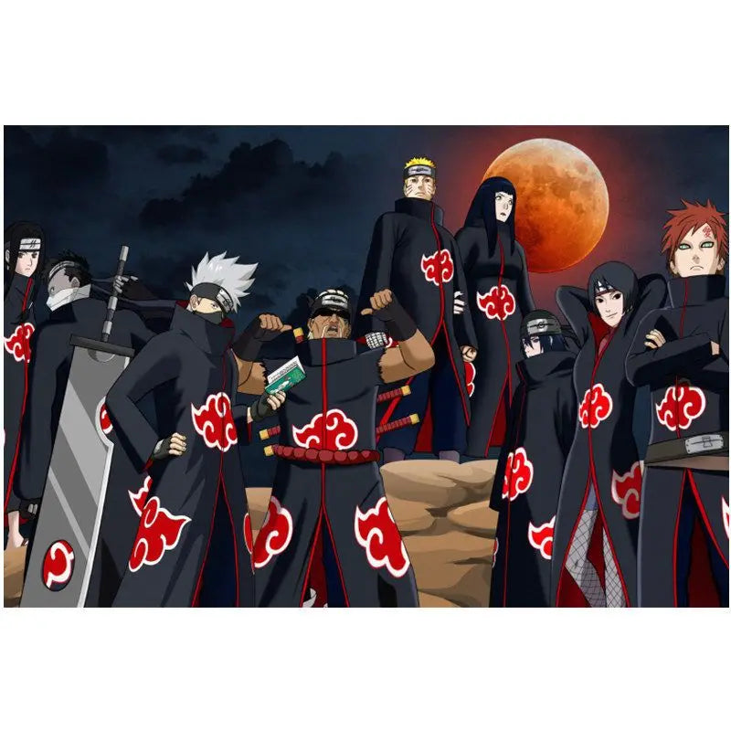 Naruto 3D Stereoscopic Wall Sticker Personality Naruto Student Dormitory Poster Wallpaper Self Adhesive Interior Decoration