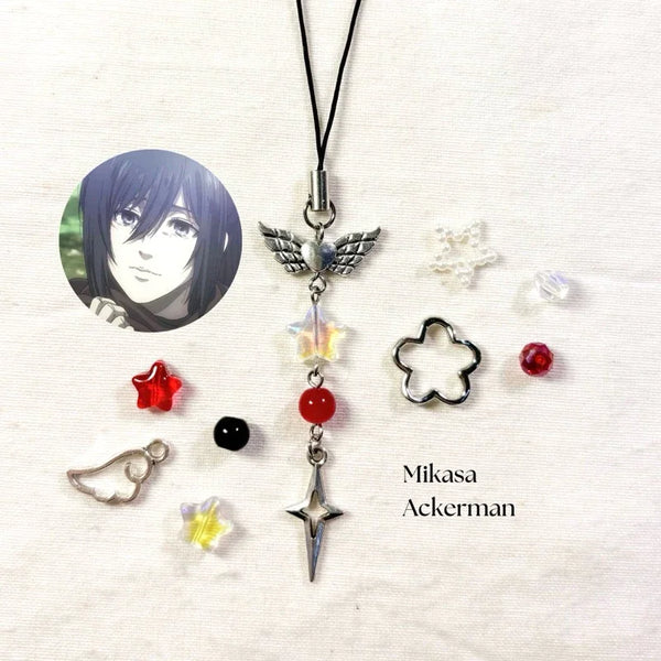 Attack on Titan Eren & Mikasa Couple Phone Charm