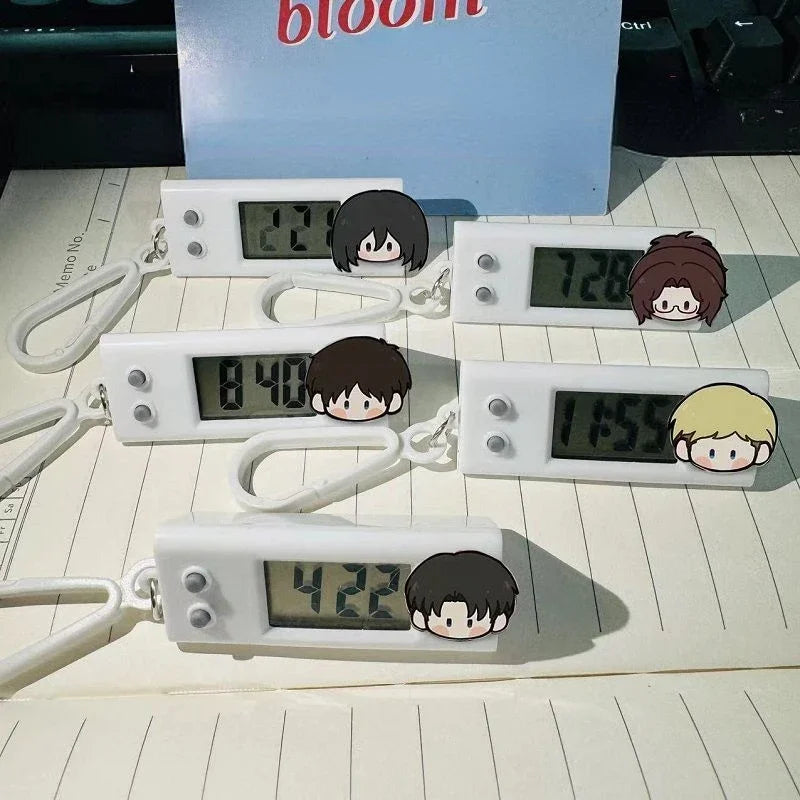 Attack on Titan Cute Animation Peripheral Creative Levi Commander Eren Mikasa Small Wallet Kawaii Silent School Bag Pendant