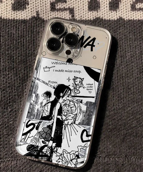 Anime Nana Oosaki Phone Case For iPhone 17 16 15 14 13 12 11 Pro Max Mini SE 7 8 Plus 17E Air Shockproof Transparent Cover