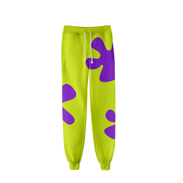 SpongeBob Patrick Star 3D Joggers — Casual Sweatpants