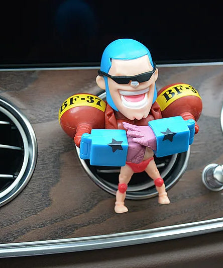 One Piece Car Air Outlet Perfume Clip Model Ornaments Luffy Captain Zoro Action Figures Auto Air Conditioning Port Decor
