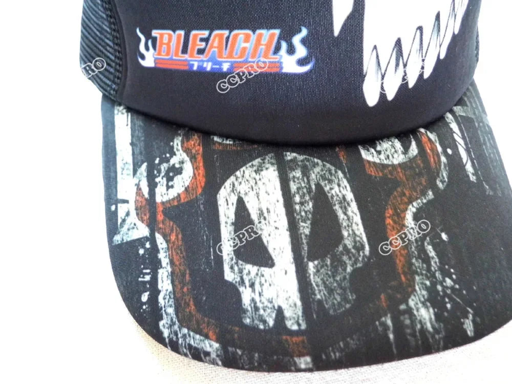 Bleach Kurosaki ichigo Anime Sun Cap Casual Outdoor Summer Adjustable Mesh Hat for Men or Women