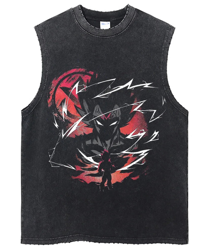 Vintage Dragon Ball Z Oversized Sleeveless Tee – 2024 Harajuku Anime Streetwear