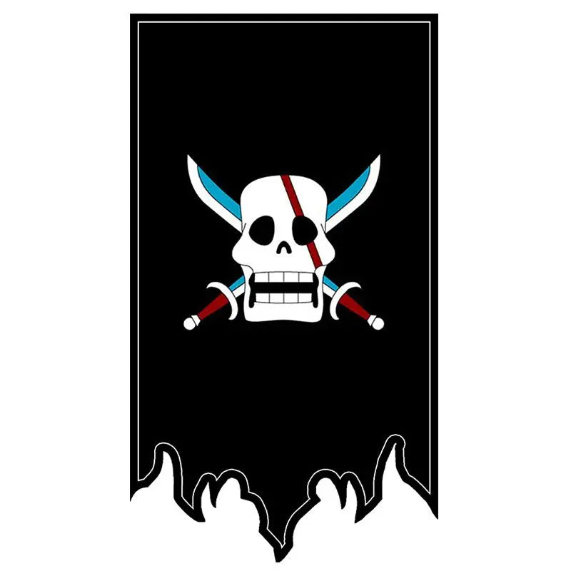 ONE PIECE New Legion Flag Pirate Flag Cartoon Anime Peripheral COSPLAY Decorative Flag Holiday Gift