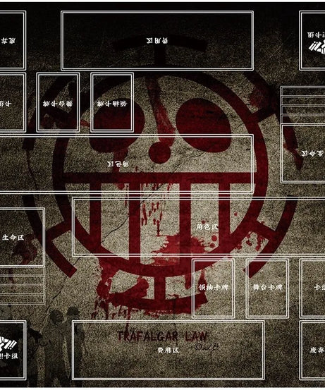 Anime Playmat DIY OPCG Two-player Card Pad New ONE PIECE Duel Plate Luffy Rubber Card Pad Battle Board Game Pad Festival Gift