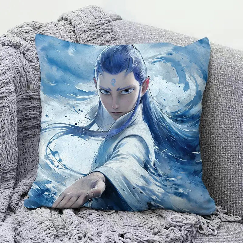 Ne Zha anime peripherals pillows cute personality creative fashion living room sofa bedroom cushions holiday gift
