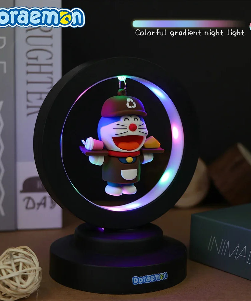 Doraemon LED Night Light – RGB Color Lamp for Kids' Bedroom & Gifts