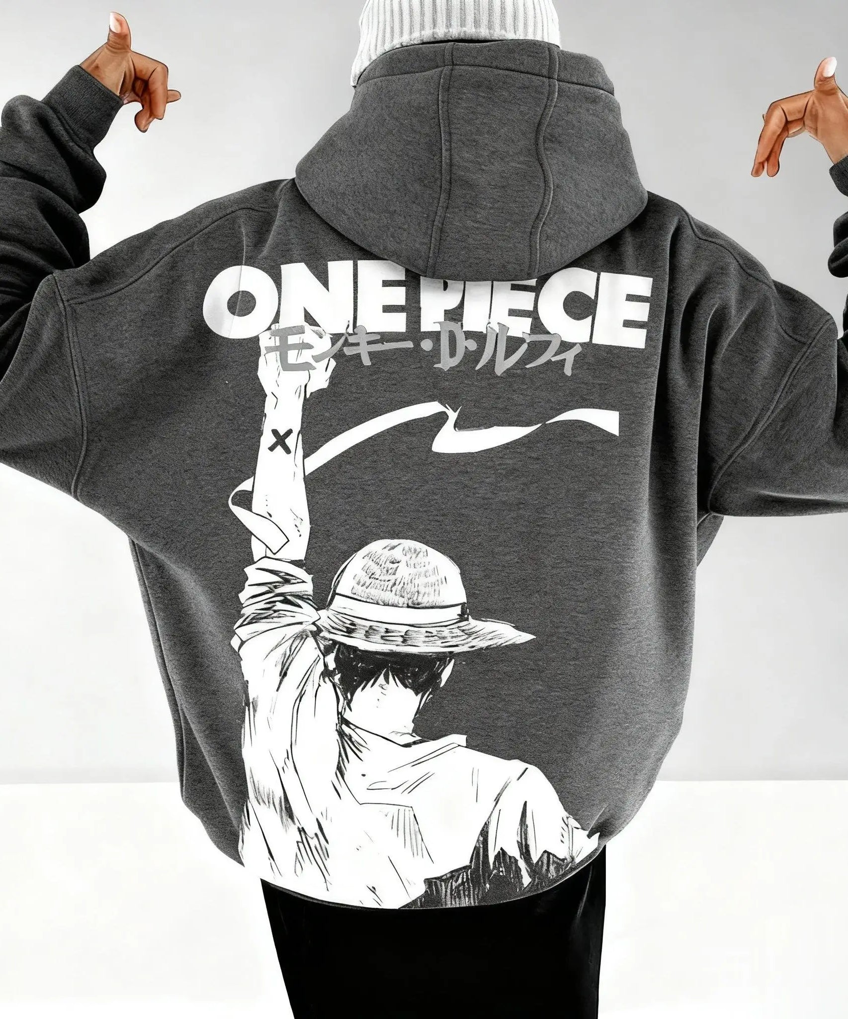 One Piece Anime Hoodie Men Women Pullover Sweatshirt Luffy Graphic Print Oversized Casual Streetwear Y2k Autumn Fashion Unisex