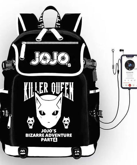 JoJo's Bizarre Adventure Anime Backpack Student School Shoulder Bag Large Capacity Youth Outdoor Travel Backpack Fashion Gift
