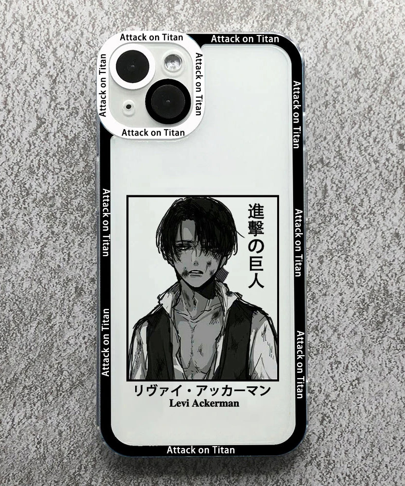 Anime Attack On Titan Phone Case For iPhone 17 16 15 14 13 12 11 Pro Max 17AIR 16Plus Clear Angel eyes Soft Silicone bumper Case