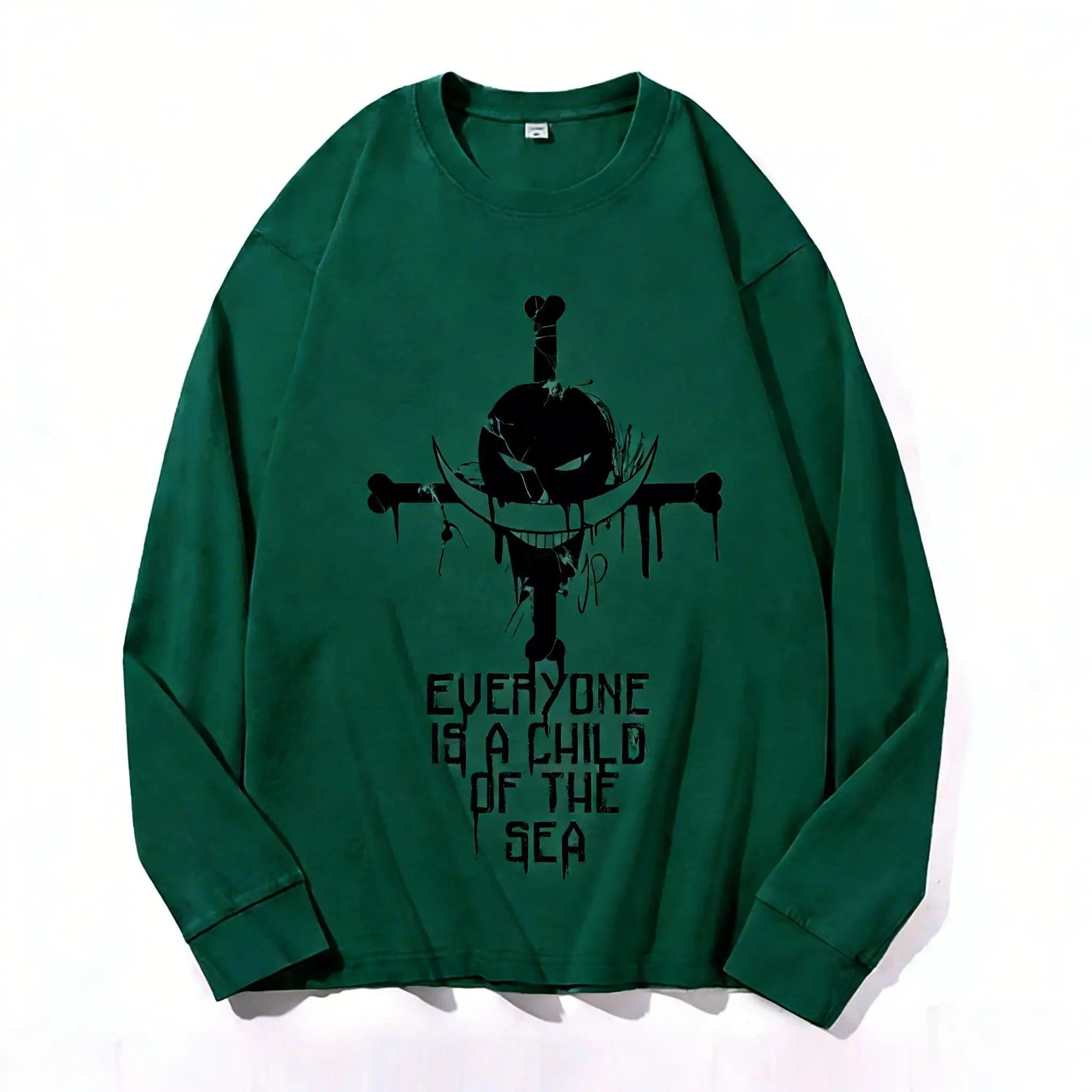 One Piece Skull Anime Pullover Hoodies Men Women Streetwear Sweatshirt Graphic Casual Tops Long Sleeve Y2k Unisex Oversized 2026