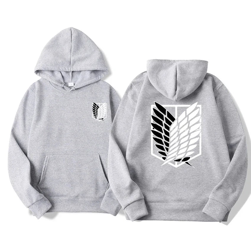 Attack on Titan Anime Graphic Hoodie – Shingeki no Kyojin Streetwear Pullover 5