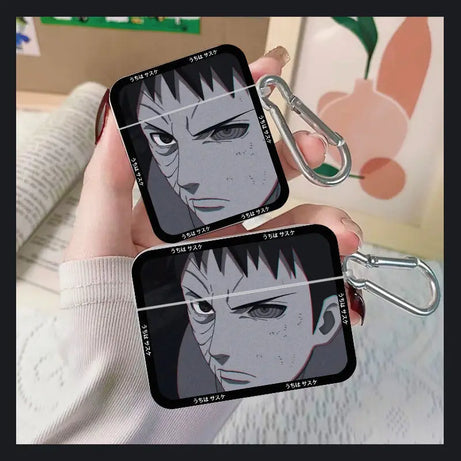 Cartoon Anime Naruto Uchiha Itachi Iphone Airpods Headset Case Generation 1/2/3 Wireless Bluetooth Pro Pro2 Frosted Soft Case
