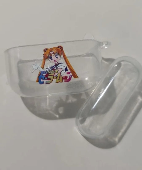 Anime Sailor Moon Transparent Case for Airpods 1 2 Pro Shockproof Silicon Headphone Earphone Cover for AirPods 3 Pro2 Shell Gift