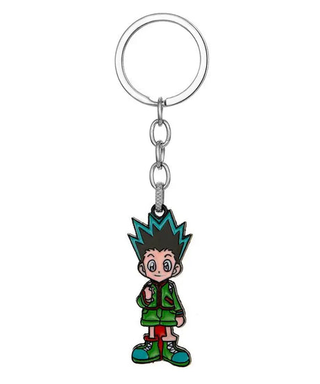 Anime peripherals: HUNTER alloy keychain, Xiaojie pendant, necklace, personality pendant, kids toys holiday gift