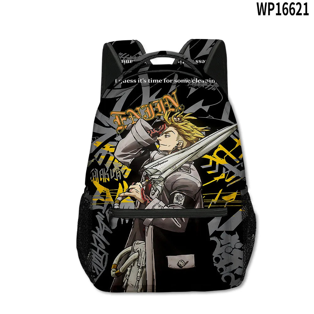 Trendy Popular Novelty Gachiakuta student Bookbag Notebook Backpacks 3D Print Oxford Waterproof Boys/Girls Travel Backpacks