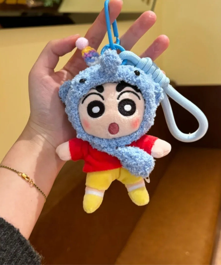 Cute Genuine Chef Series Crayon Shin-chan Plush Doll Keychain Bag Pendant Toy Gift