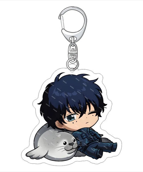 Anime Sakamoto Days NEW Acrylic Acrylic Fun Keychain Animation Related Product Girl Gift Key Chain Bag Charm Q version Pendant