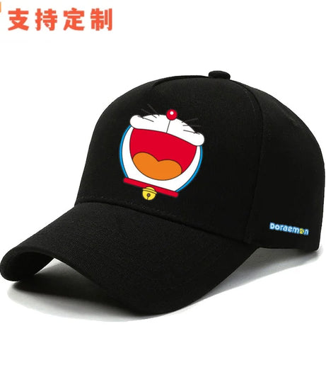 Doraemon machine cat little ding-dong anime outdoor leisure baseball cap sports sunshade sunscreen duckbill hat for men