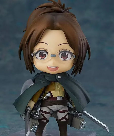 10cm Attack on Titan Erwin Smith Hange Zoe  Anime Action Figure Toys Doll Collection Christmas Gift