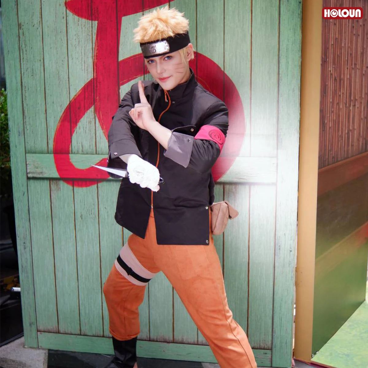 Naruto Uzumaki Cosplay Costume – Adult Unisex Full Set for Halloween & Conventions