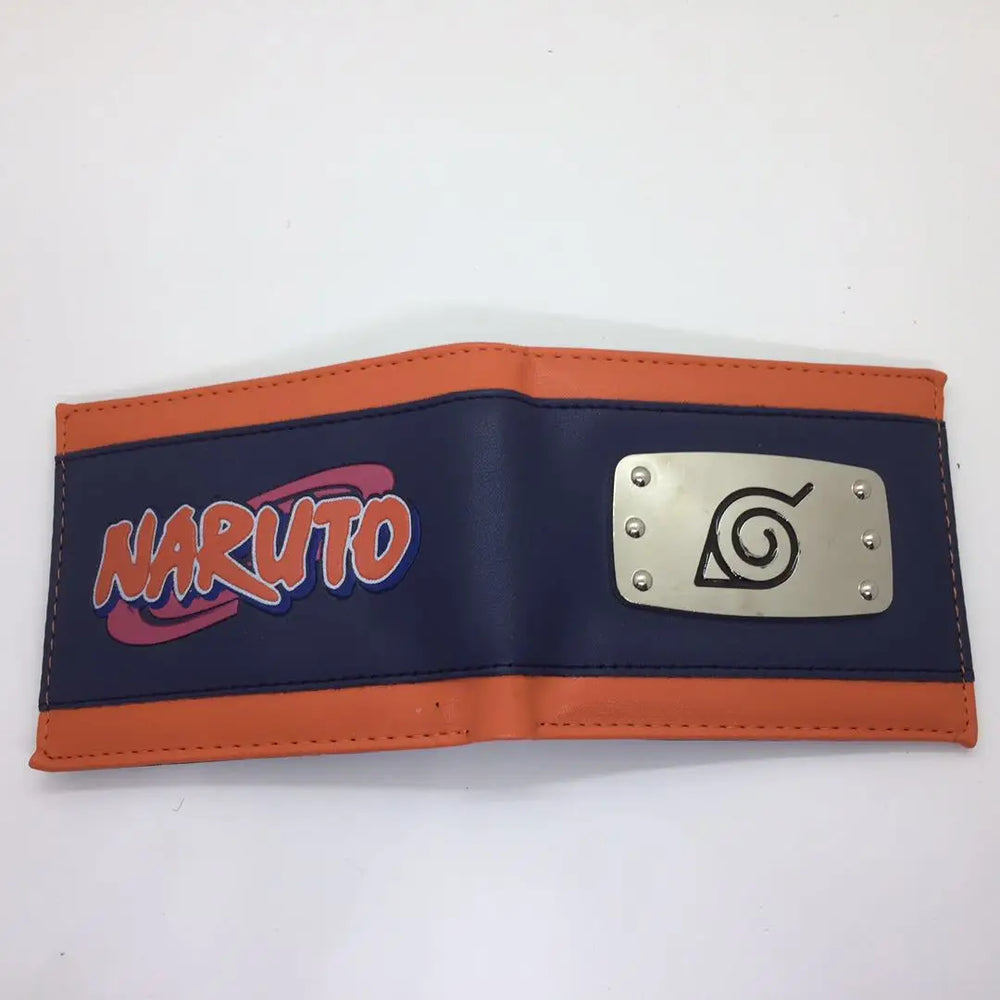 Naruto & Kakashi Foldable PU Leather Wallet – Anime Cartoon Coin Purse & Gift 4